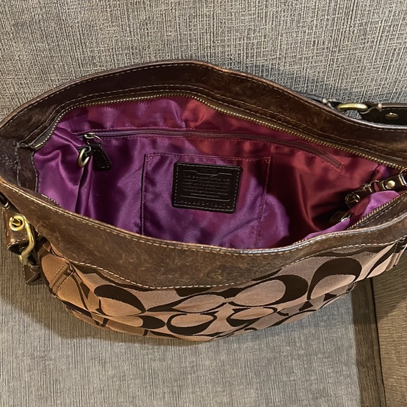 Coach boho brown shoulder bag - Picture 3 of 10